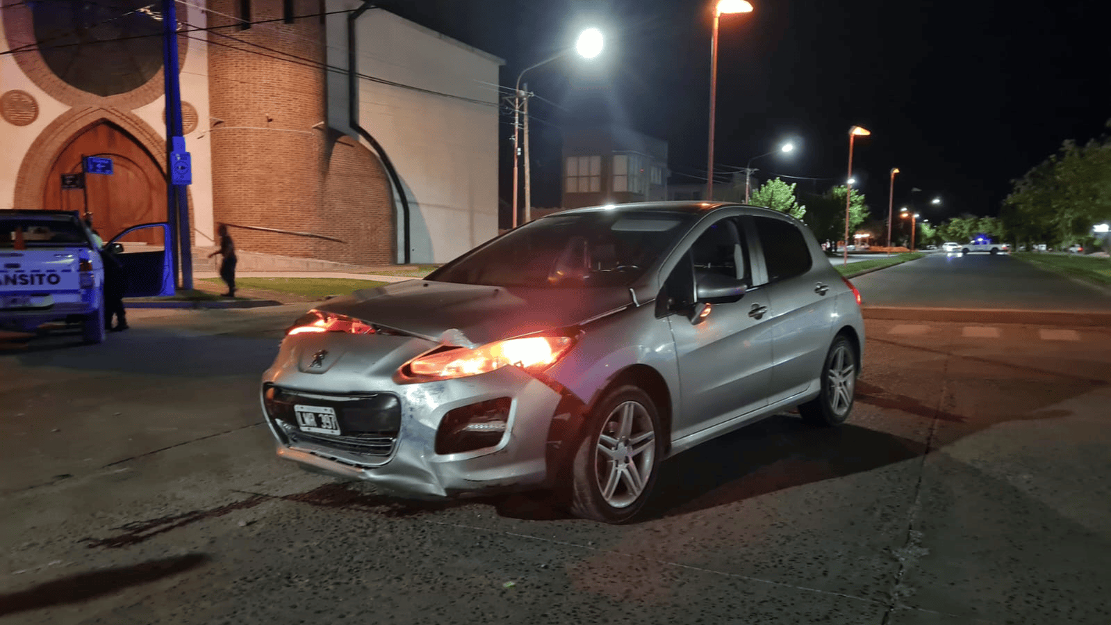 (video)Móvil de tránsito involucrado en choque en Libertad y Colón