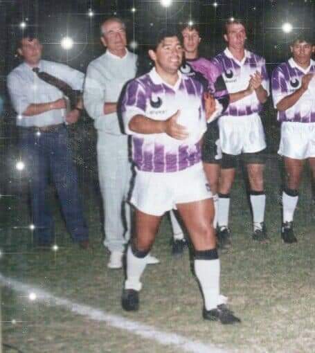 Pasaron 34 años del día que Maradona jugó en Tres Arroyos