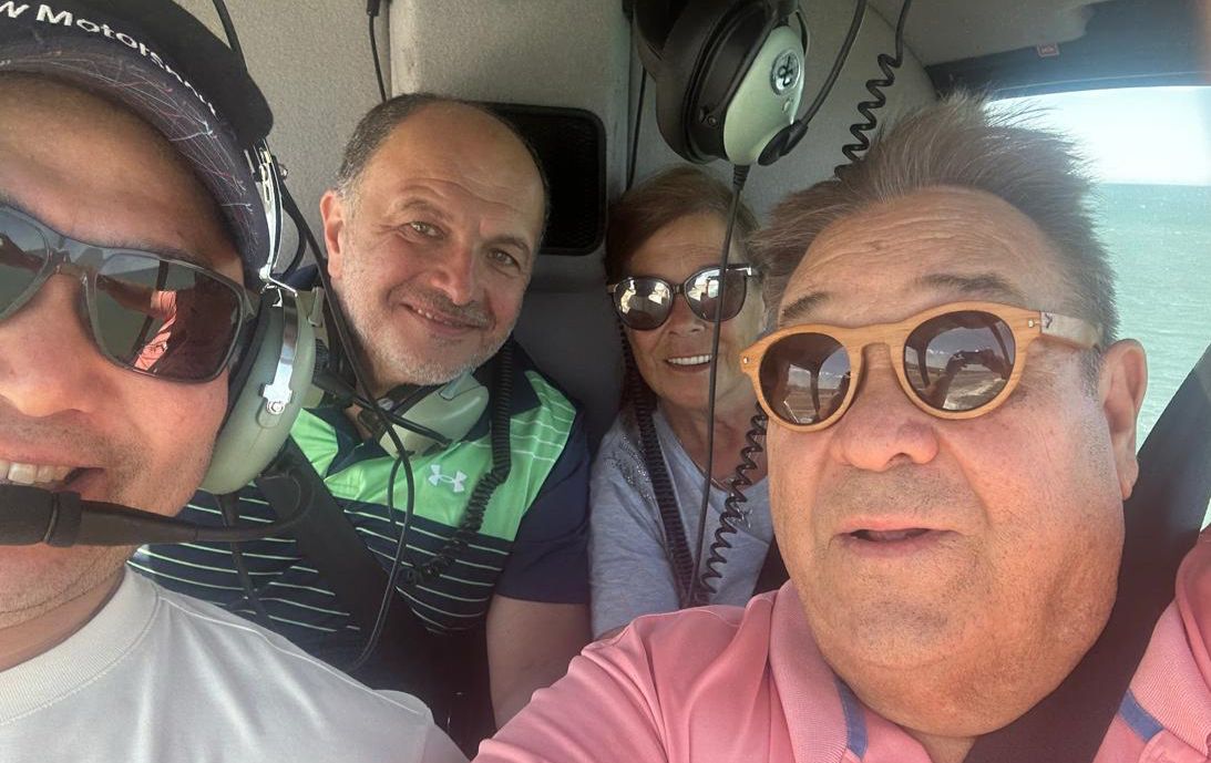 Cerramos “Las 24” desde el helicóptero junto al Intendente Pablo Garate (audio y videos)