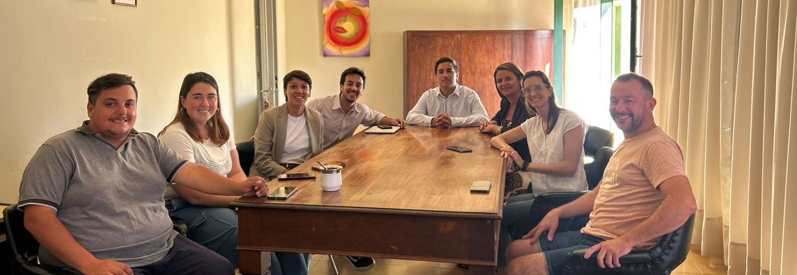 La intendenta de Chaves, Lucia Gomez, recibió a la senadora Nerina Neumann