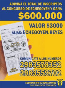 La Sub-Comisión de Reyes Magos de Echegoyen realiza su tradicional polla