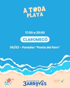 El viernes, último día “A Toda Playa” en Claromecó