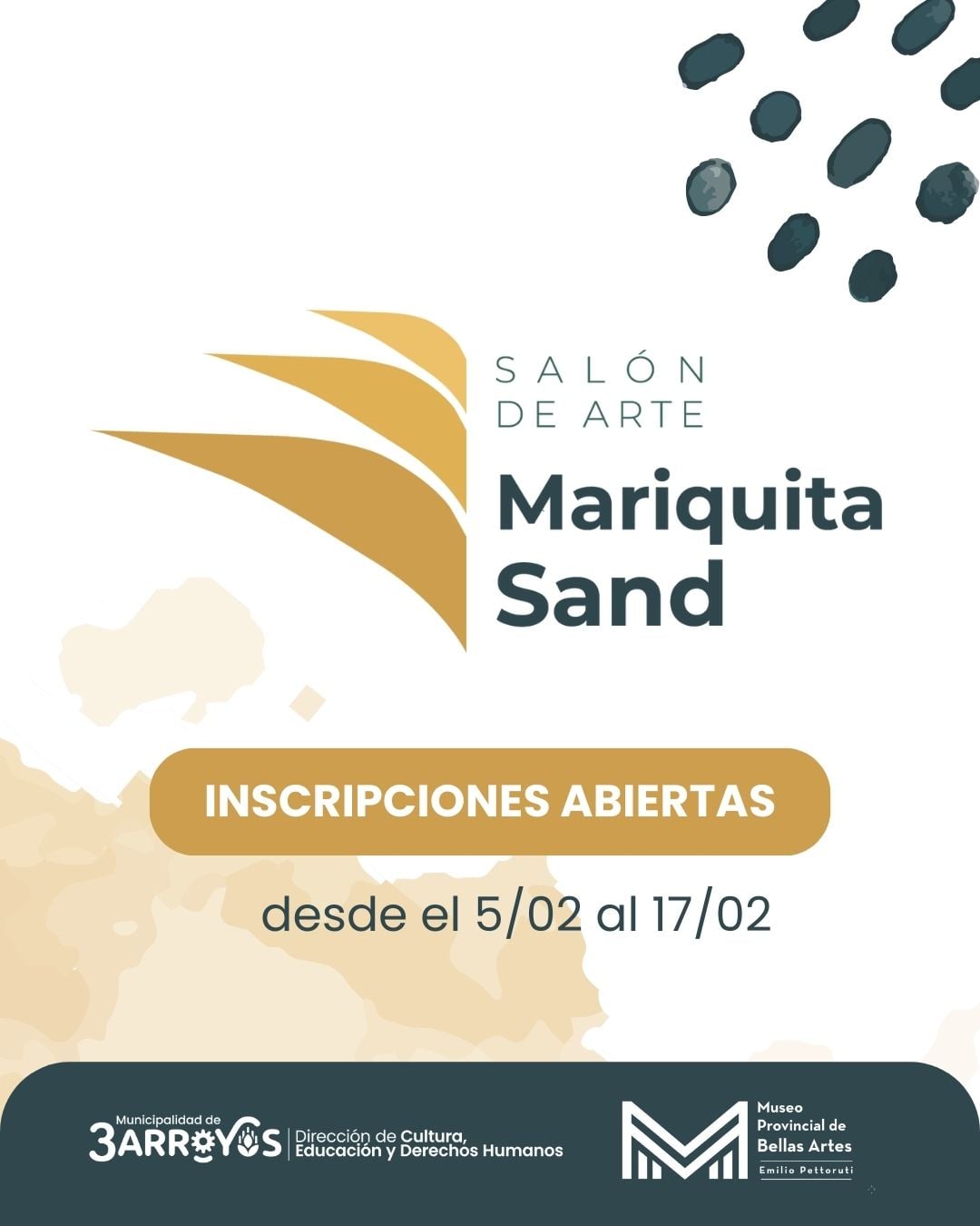 Inscripciones abiertas para el Salón de Arte Mariquita Sand 2026