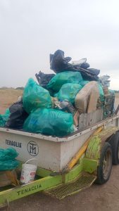 (audio y videos) Civetta: “los pescadores merecen un tirón de oreja por ensuciar la playa”