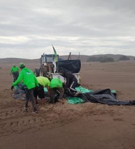 (audio y videos) Civetta: “los pescadores merecen un tirón de oreja por ensuciar la playa”