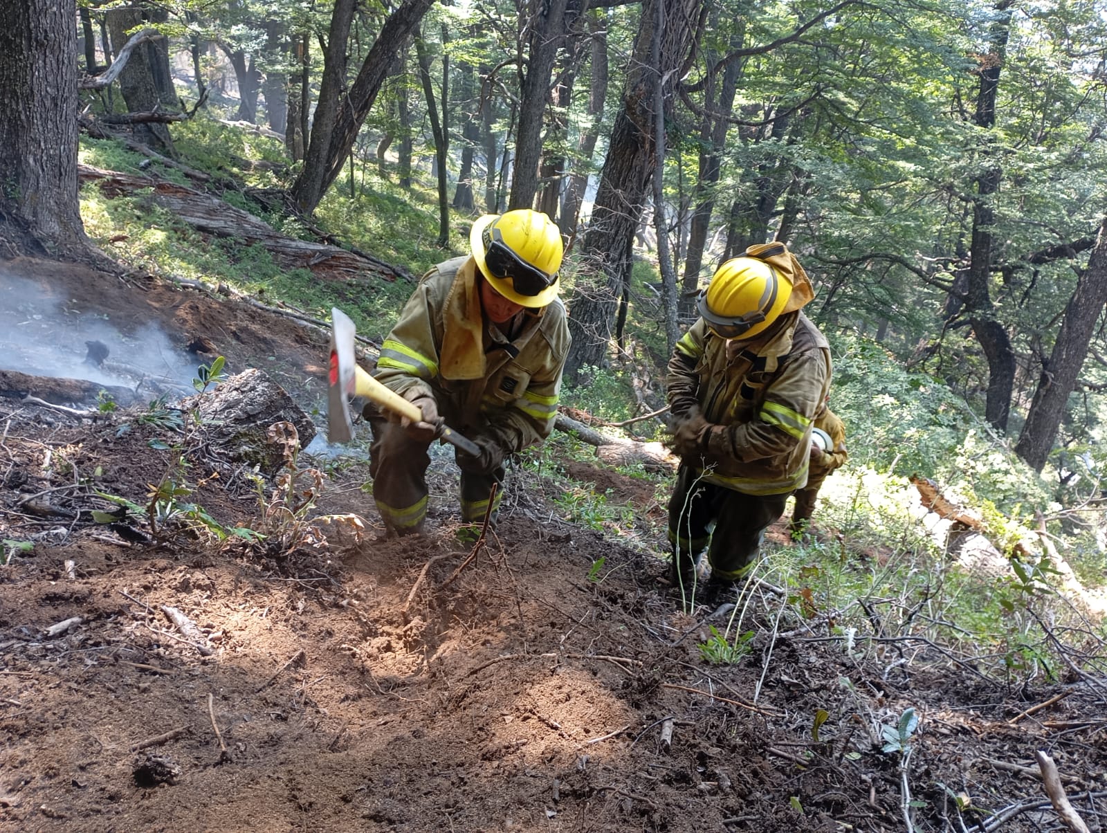 (audio)Roberto Bancur relató la dura experiencia de los Bomberos de Claromecó en Chubut