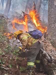 (audio)Roberto Bancur relató la dura experiencia de los Bomberos de Claromecó en Chubut