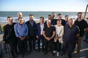 La intendenta de Chaves, Lucia Gómez, participó de la conferencia de Kicillof en Necochea