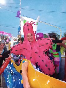 (audio y videos) Claromecó se vistió de fiesta: una multitud celebró el Carnaval