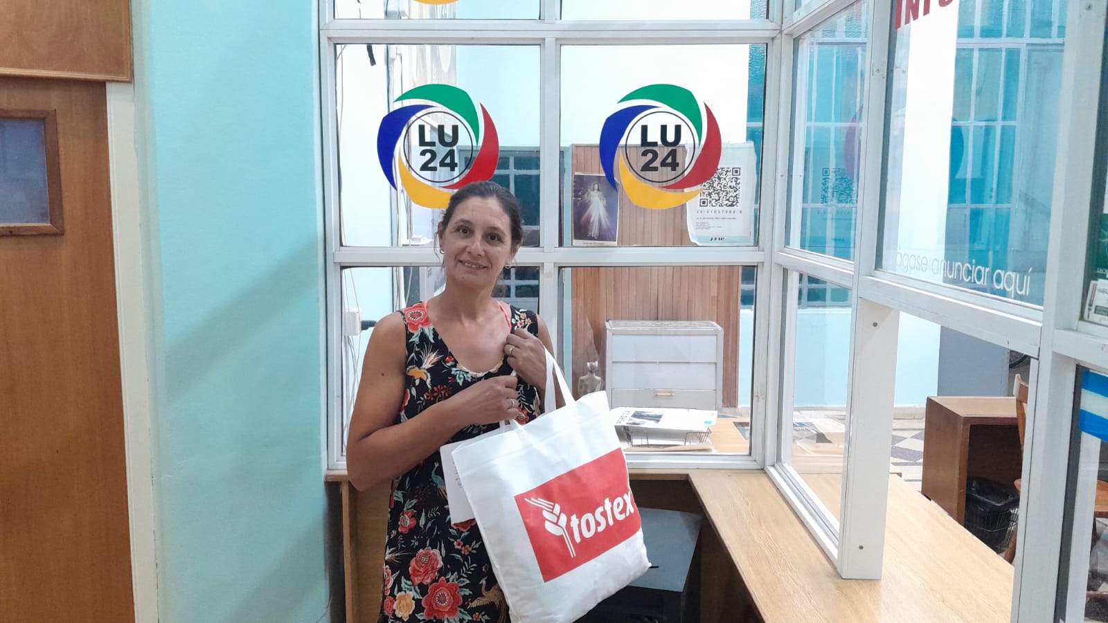 Vanesa se llevó el premio de Tostex