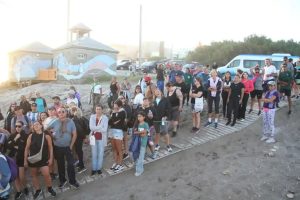 Más de 150 participantes tuvo la Caminata al Caracolero.