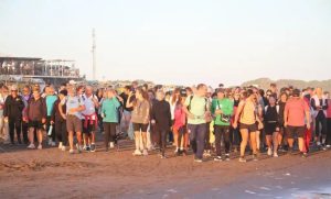 Más de 150 participantes tuvo la Caminata al Caracolero.
