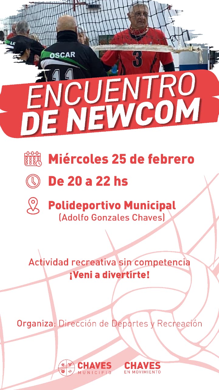 Chaves: jornada recreativa de Newcom en el Polideportivo