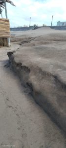 Claromecó y el día después de la extraordinaria crecida del mar