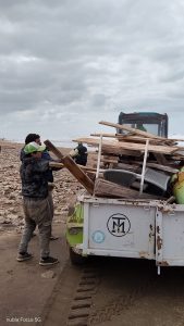 Claromecó y el día después de la extraordinaria crecida del mar