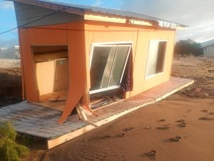 Claromecó y el día después de la extraordinaria crecida del mar