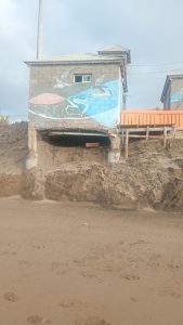 Claromecó y el día después de la extraordinaria crecida del mar