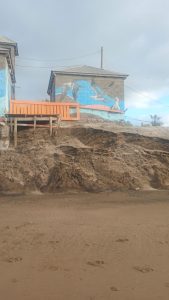 Claromecó y el día después de la extraordinaria crecida del mar