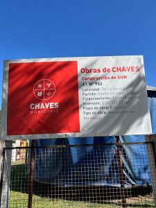 Chaves Municipio: Avanza la Obra en el Sum del Jardín Nº 902, De La Garma