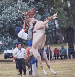 (videos) San Valentín y San Cayetano, unidos en una verdadera Fiesta Gaucha