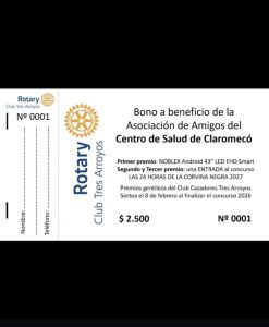 “Las 24” Rotary Club Tres Arroyos apoya al “Hospitalito” en Claromecó