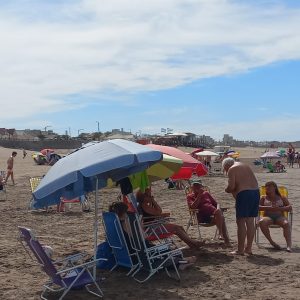 Mañana de playa en Claromecó