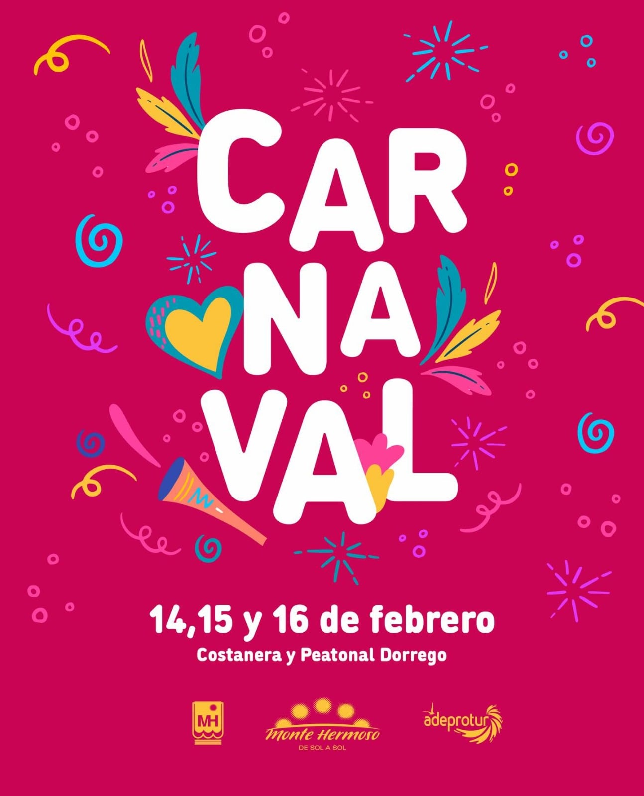 Con alto nivel de reservas, Monte Hermoso se prepara para celebrar los carnavales
