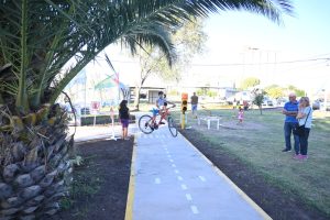 Se inauguro el nuevo Parque Infantil Vial en Plaza “La Estación”
