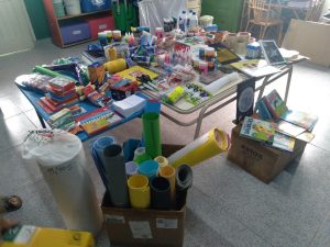 Millonaria donación del Club 24 de Abril  al Jardín 921 de Claromecó