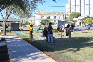Se inauguro el nuevo Parque Infantil Vial en Plaza “La Estación”