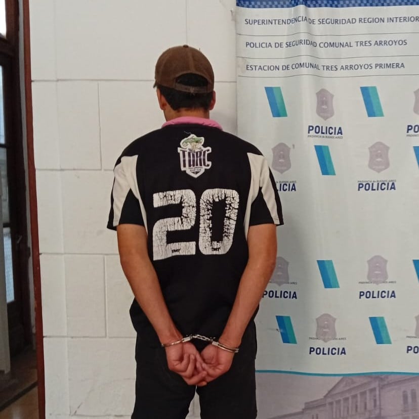 Quedó preso un sujeto que tenía orden de detención