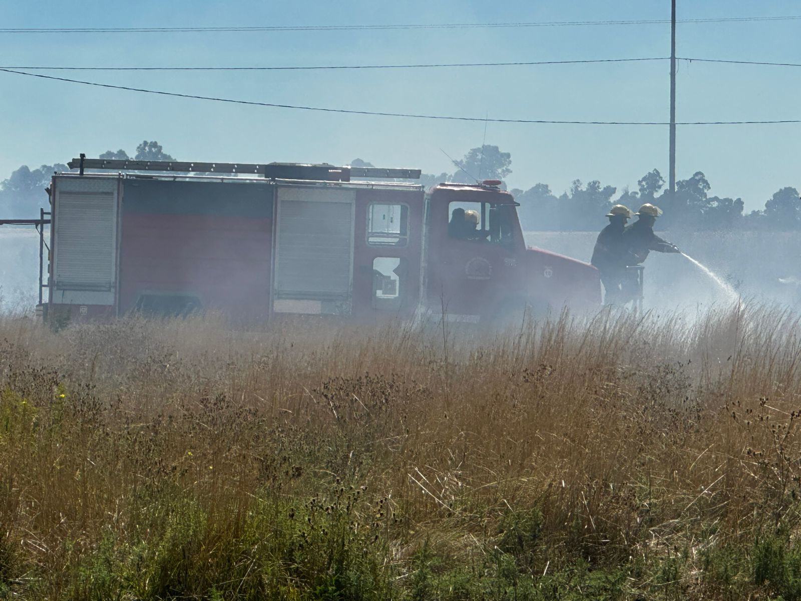 (videos)Los Bomberos Voluntarios también están activos en este feriado de Carnaval