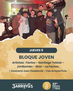 Fiesta del Trigo: Confirman grilla de espectáculos del jueves (audio)