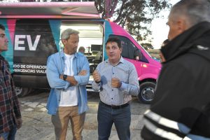 El Ministro de la PBA: entregó equipamiento en Monte Hermoso