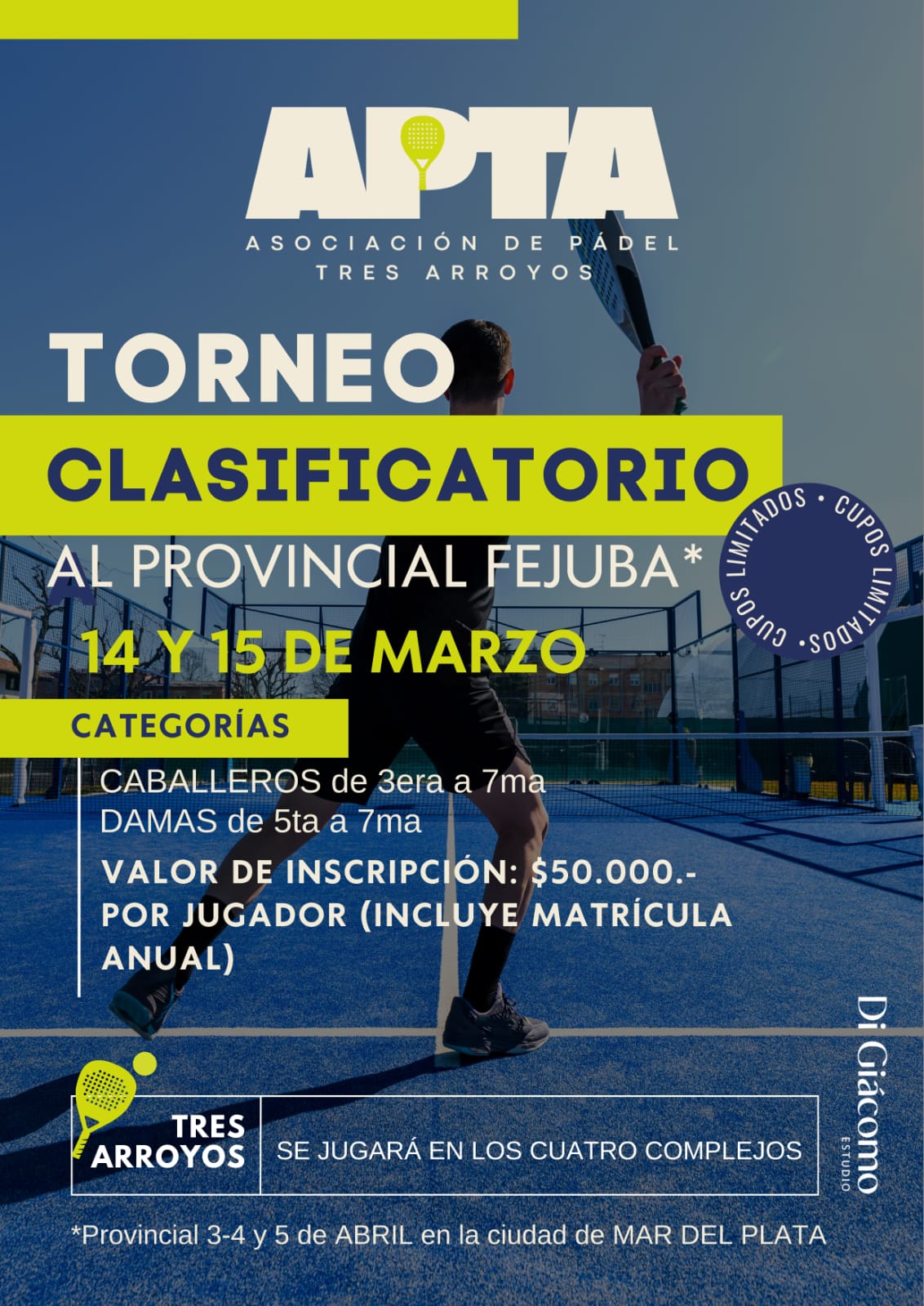 Tres Arroyos ya tiene su Asociación de Pádel y representación provincial