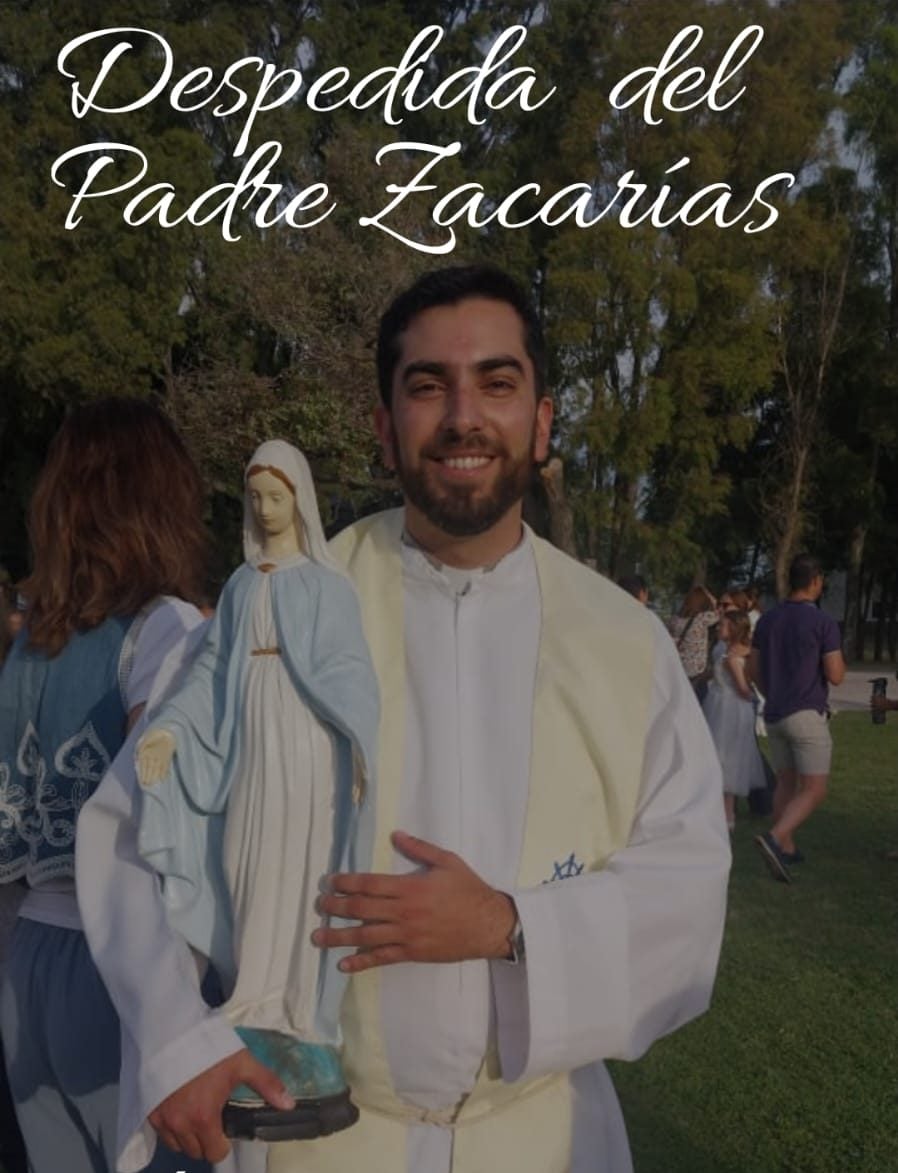 Despedida del Padre Zacarías en la parroquia Nuestra Señora del Carmen