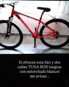 (video)Roban bicicleta y dos cañas en Barrio Los Aromos