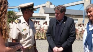 San Cayetano: Gargaglione en el relevo de autoridades de Prefectura en Quequén