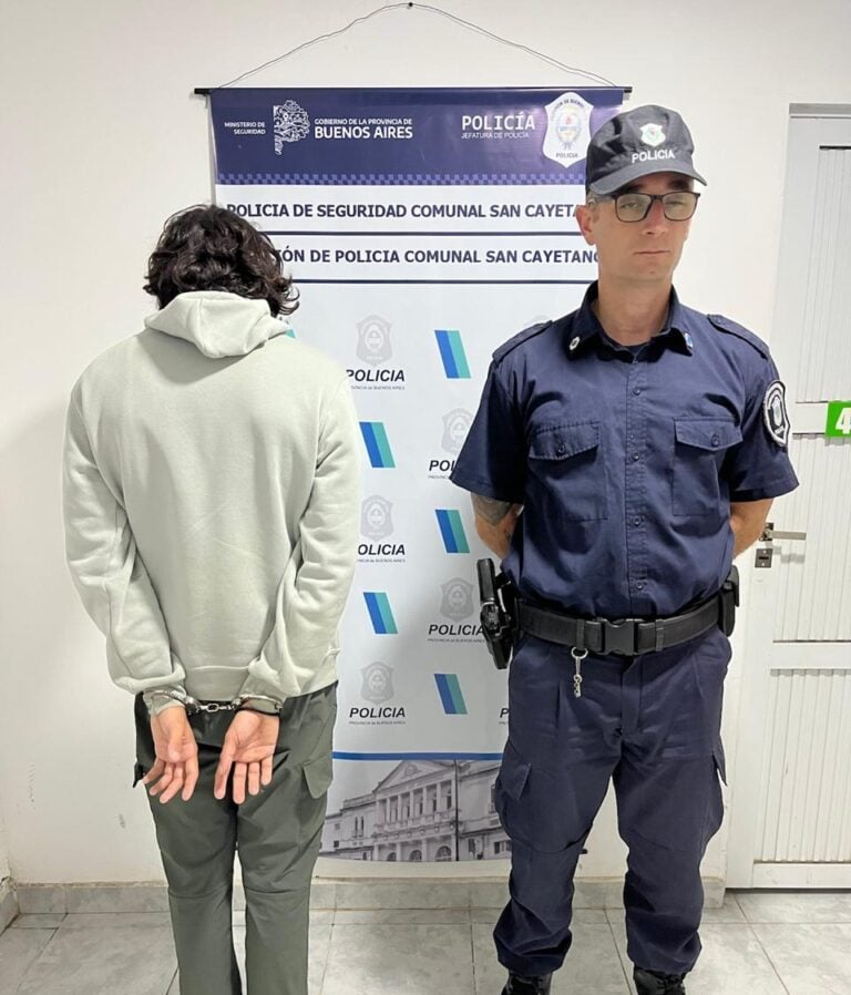 San Cayetano: aprehendido por comercializar estupefacientes
