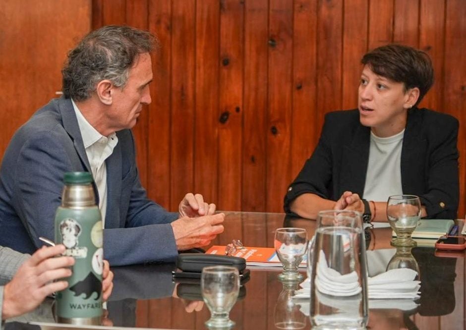 Chaves: Lucia Gomez recibió a Gabriel Katopodis