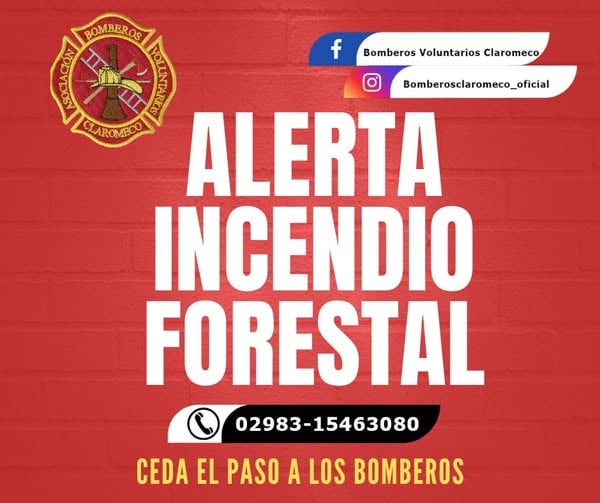 Claromecó: salida de Bomberos