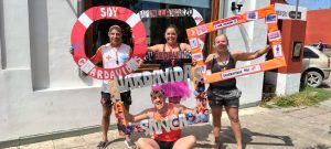 Pilar, María Paz, Fabián y Juan Cruz se recibieron de Guardavidas