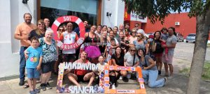 Pilar, María Paz, Fabián y Juan Cruz se recibieron de Guardavidas