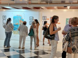 Mariana Fernunson inauguró “Mil veces buenas noches” en el Mulazzi