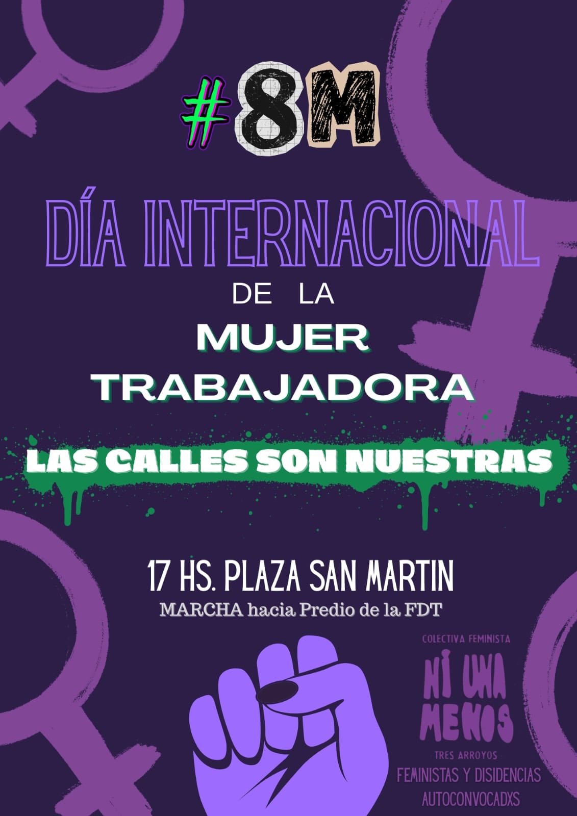 8M: Convocan a marchar para no perder los derechos conseguidos (audio)