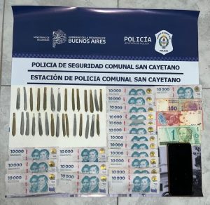 San Cayetano: aprehendido por comercializar estupefacientes
