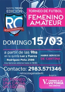 Femenino Amateur: Retrocolagenadas prepara su tercer Torneo de Fútbol 5