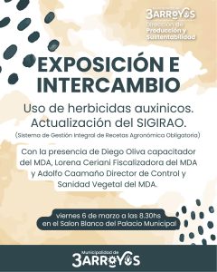 Charlas informativas sobre la producción de Trigo