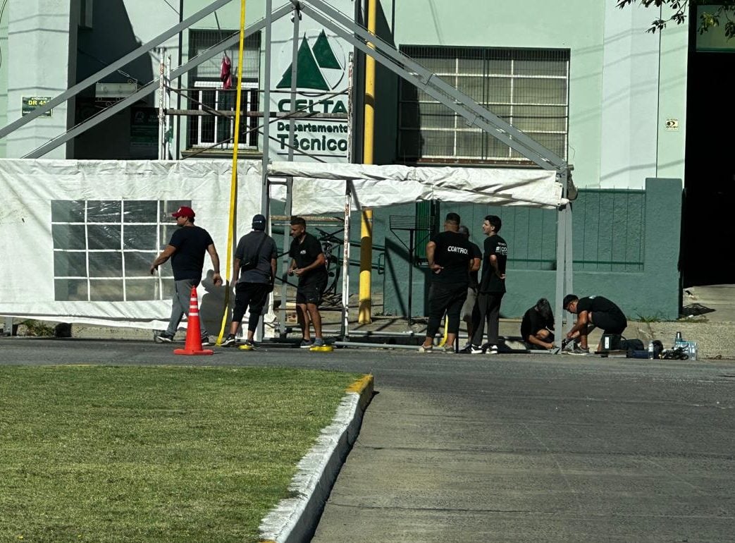(videos) Los preparativos para la Fiesta del Trigo en fotos y videos