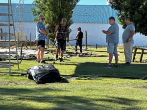 (videos) Los preparativos para la Fiesta del Trigo en fotos y videos